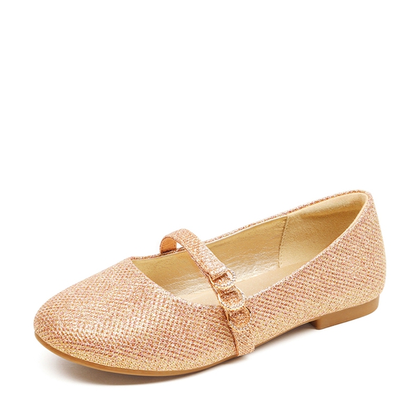 Girls Mary Jane Ballet Flats - ROSE GOLD -  0